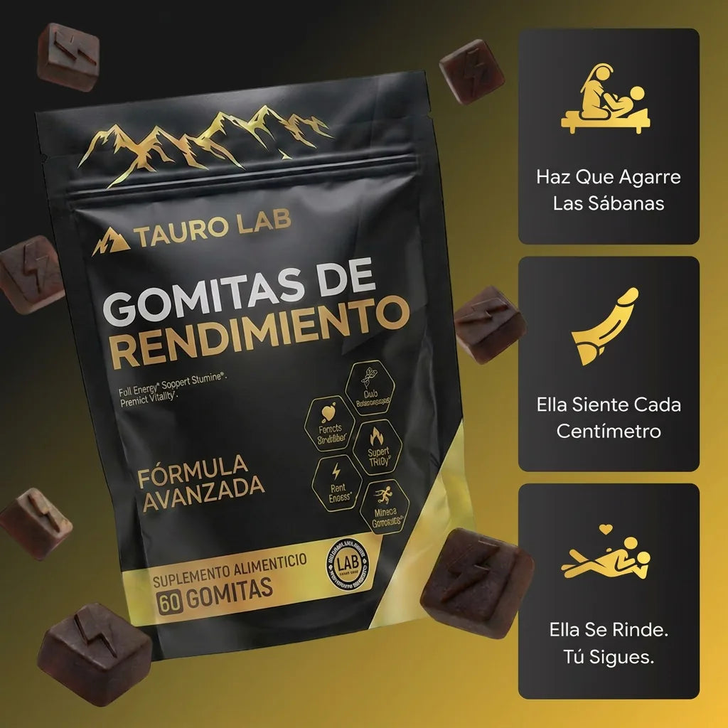 Gomitas de Rendimiento TAURO LAB